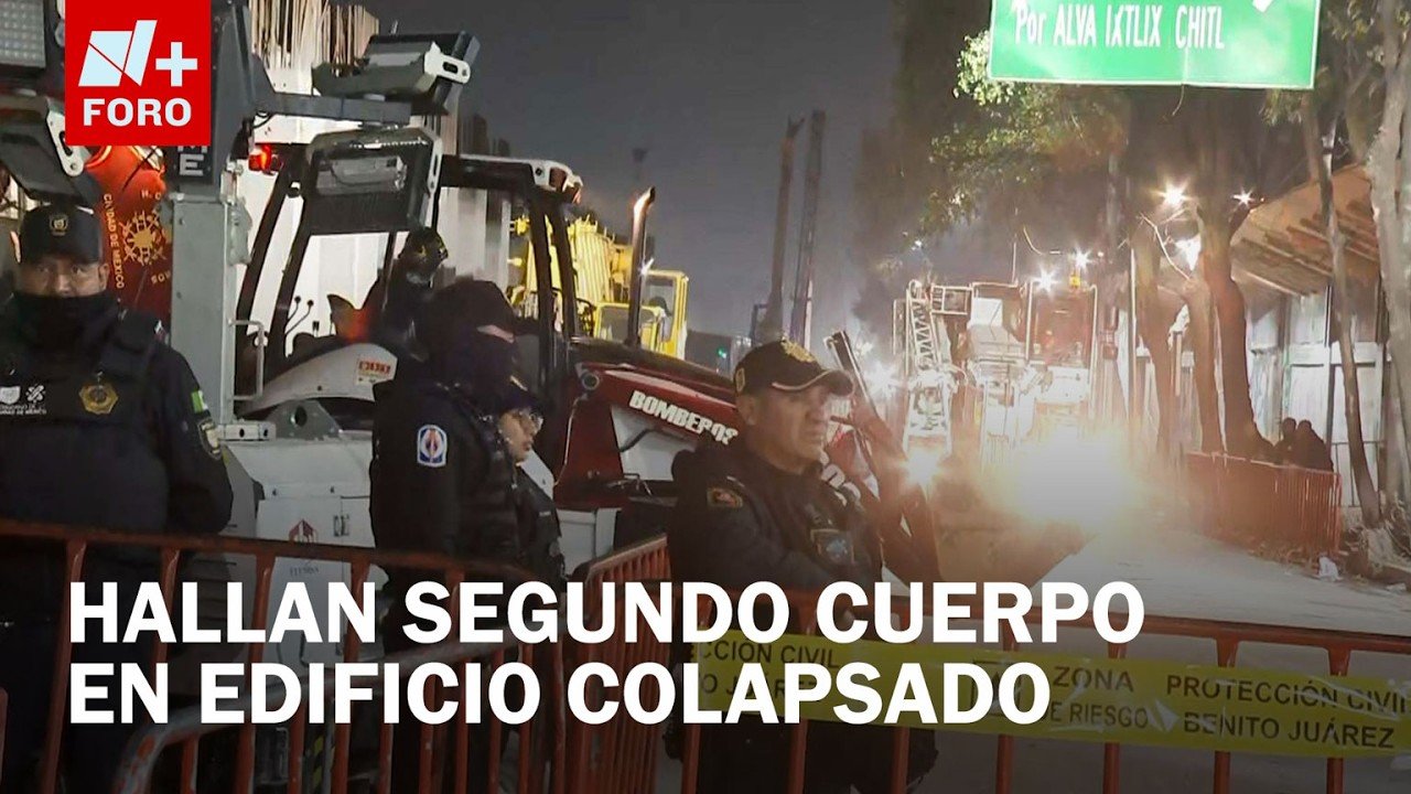 Tragedia en la CDMX: Recuperan segundo cuerpo tras colapso de edificio en San Antonio Abad