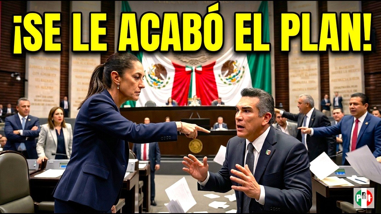 CLAUDIA SHEINBAUM IMPONE ORDEN: EL PLAN DE ALITO MORENO SE DESMORONA EN EL CONGRESO