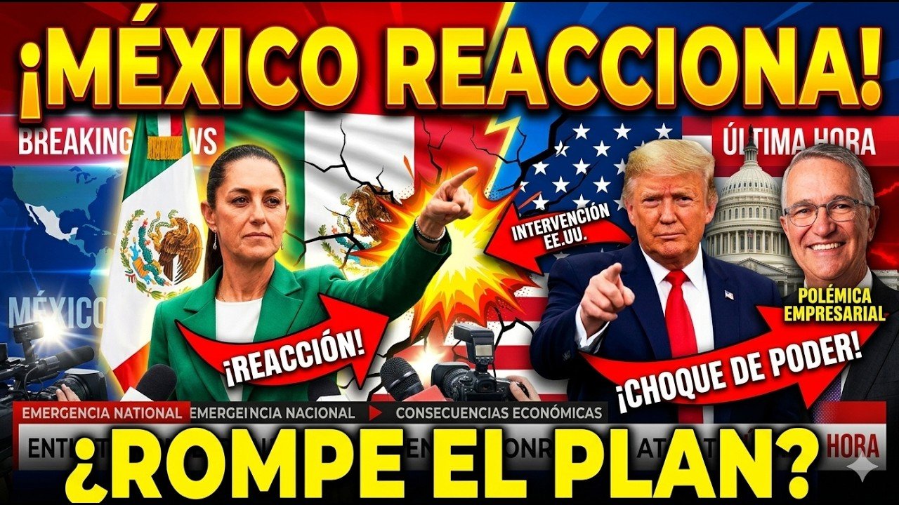 ¡CLAUDIA SHEINBAUM ROMPE EL PLAN! Trump impulsa a Salinas Pliego ¡México REACCIONA!