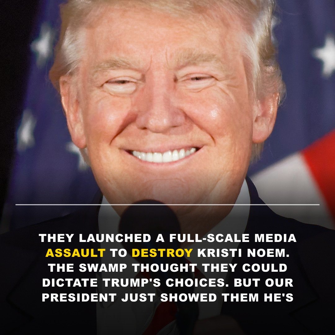 THEY TRIED TO SABOTAGE TRUMP’S VP! The Left’s Kristi Noem HIT JOB Just Backfired – And Trump Made His Move!