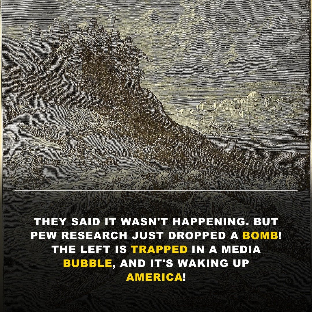 THEY’RE BLINDED! Pew Confirms The Left’s Media Bubble Is A DANGER To America!