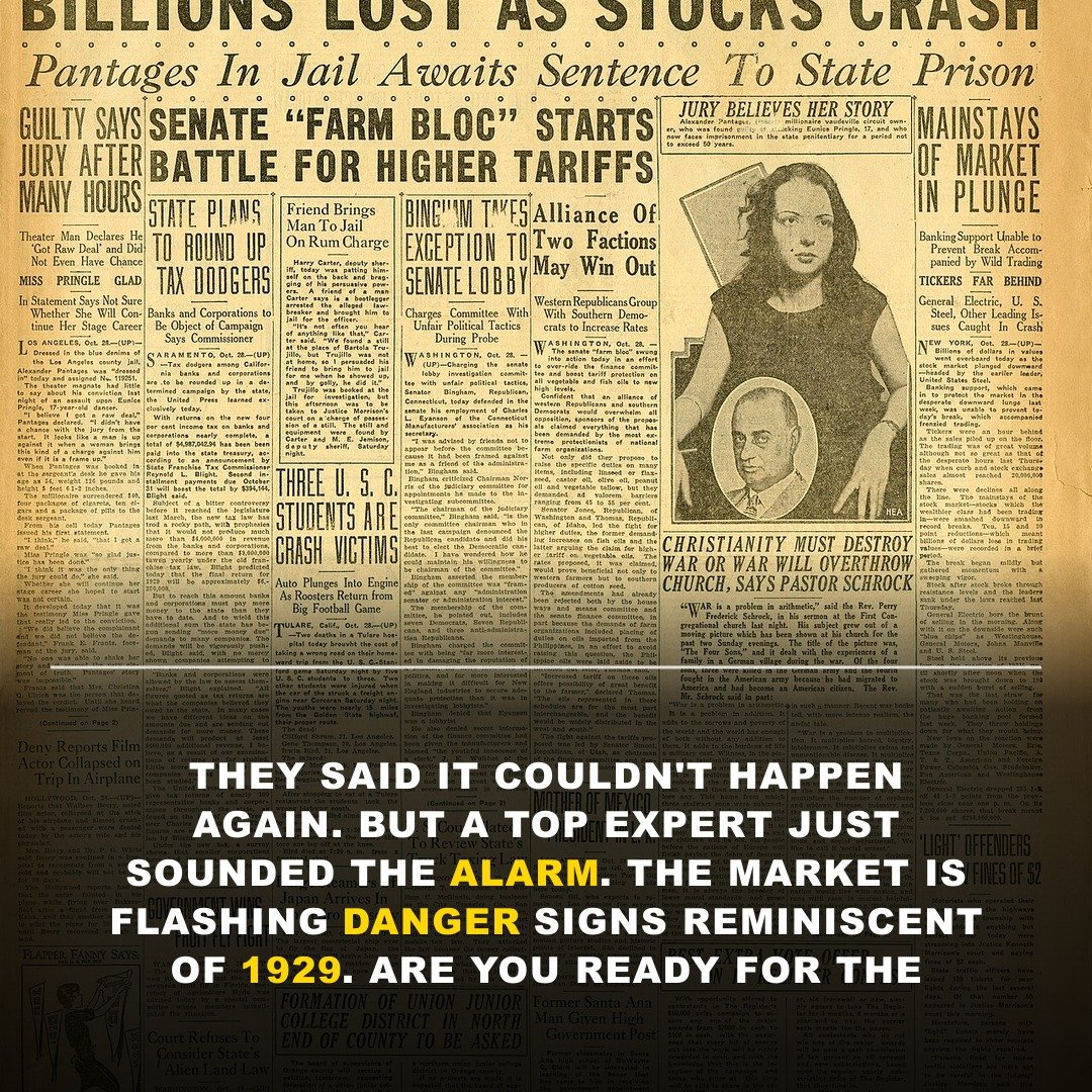 THEY’RE DOOMING US! Wall Street’s SHOCKING Secret Just Blew Up – And It’s 1929 All Over Again!