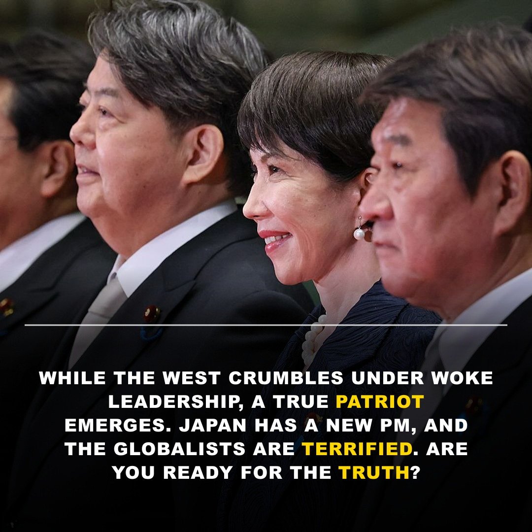 THEY’RE HIDING THE TRUTH ABOUT JAPAN’S NEW LEADER! A REAL WOMAN, A TRUE PATRIOT, AND THE GLOBALISTS ARE TERRIFIED!