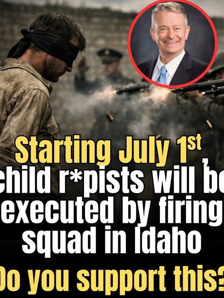 Idaho’s Death Row Just Changed Forever: Firing Squads Are Back – And It Starts July 1st!