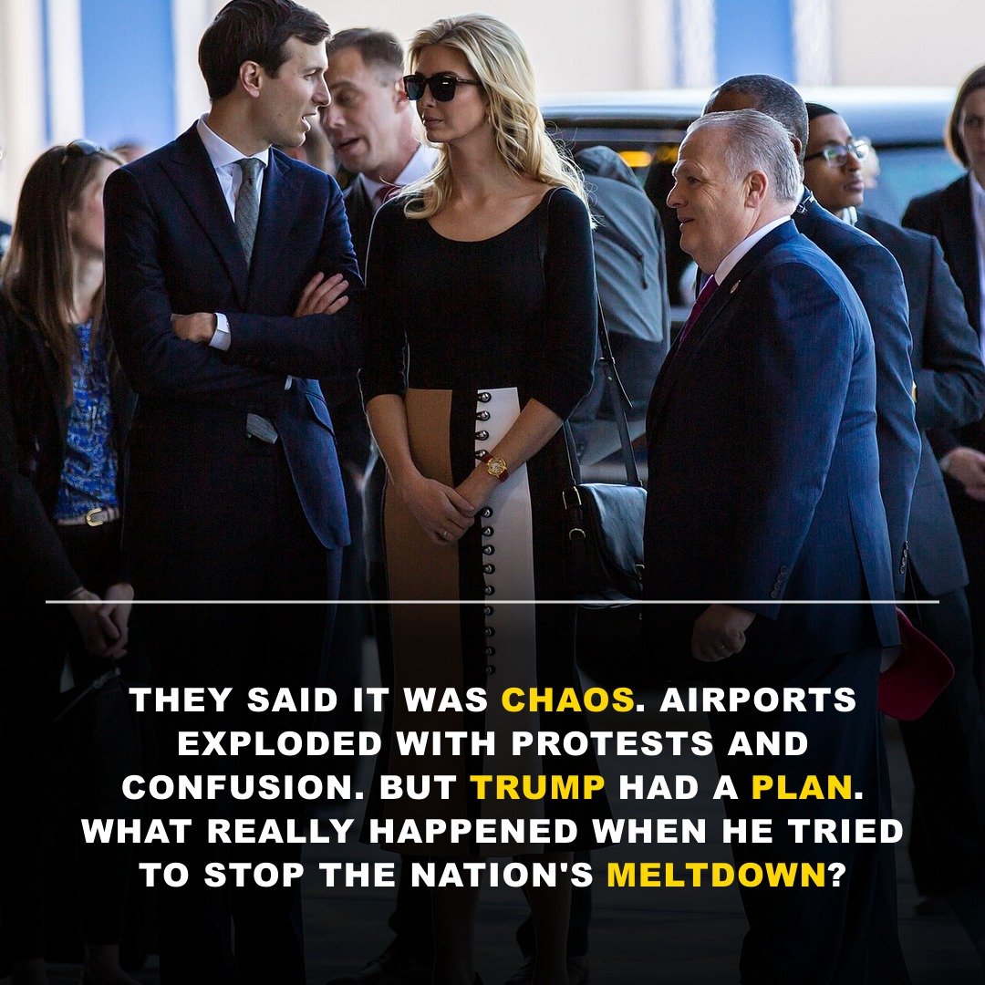 THEY SAID IT WAS CHAOS! Trump’s Airport Showdown: The Untold Story of Power, Protests, and Presidential Fury!