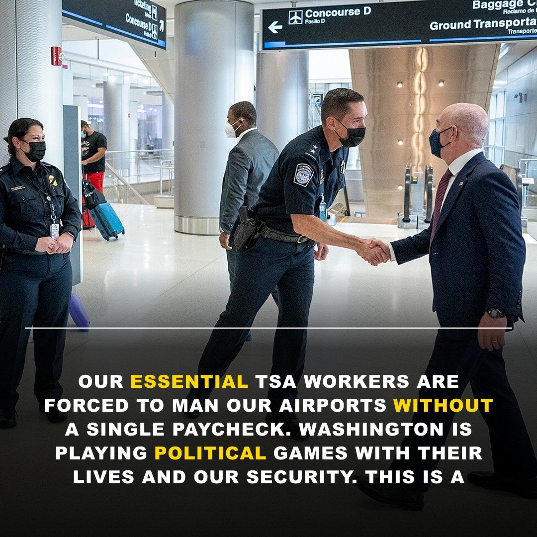 THEY’RE STARVING OUR HEROES! TSA Workers Forced To Work WITHOUT Pay – While Washington LAUGHS!