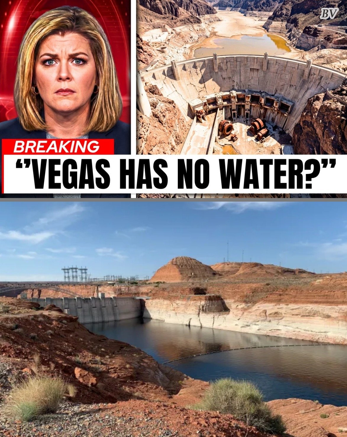 WARNING: Lake Mead Just Hit a CRITICAL Low – 12 Hoover Dam Turbines Face Shutdown, Putting Millions at Risk!