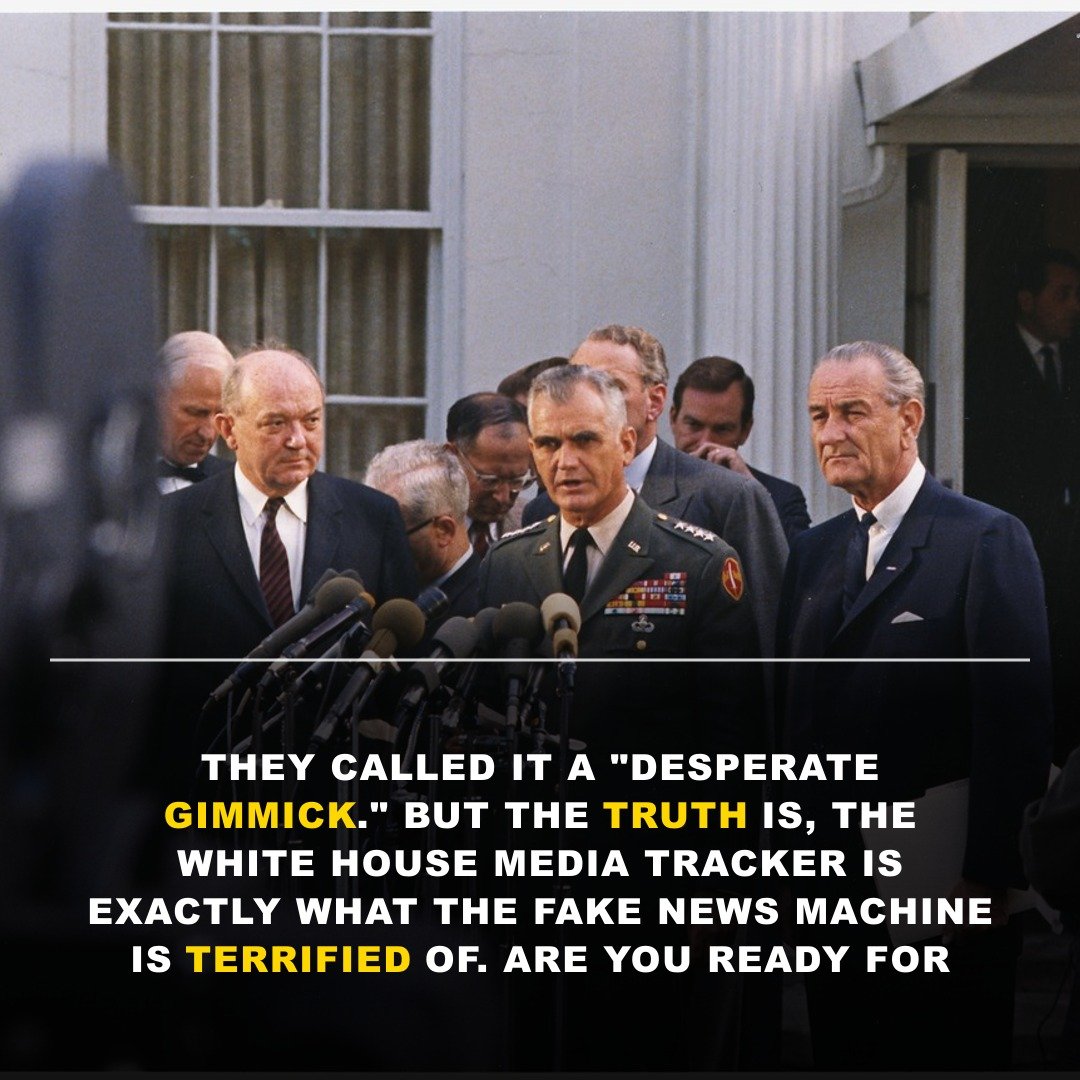 THEY CALLED IT A ‘GIMMICK’! But The White House’s Media Tracker Just EXPOSED The Swamp’s BIGGEST FEAR – And It’s NOT GOING AWAY!